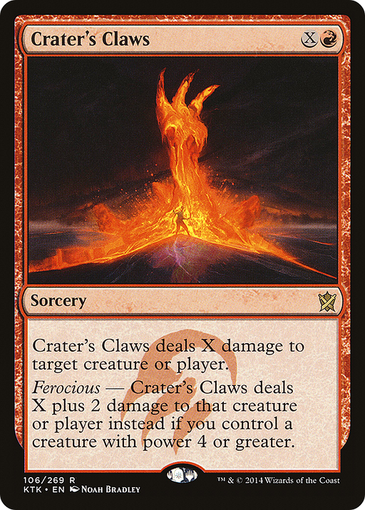 Crater's Claws (KTK-106) [Khans of Tarkir] MTG Single Wizards of the Coast