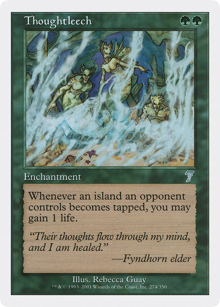 Thoughtleech (7ED-274) [7th Edition] MTG Single Wizards of the Coast