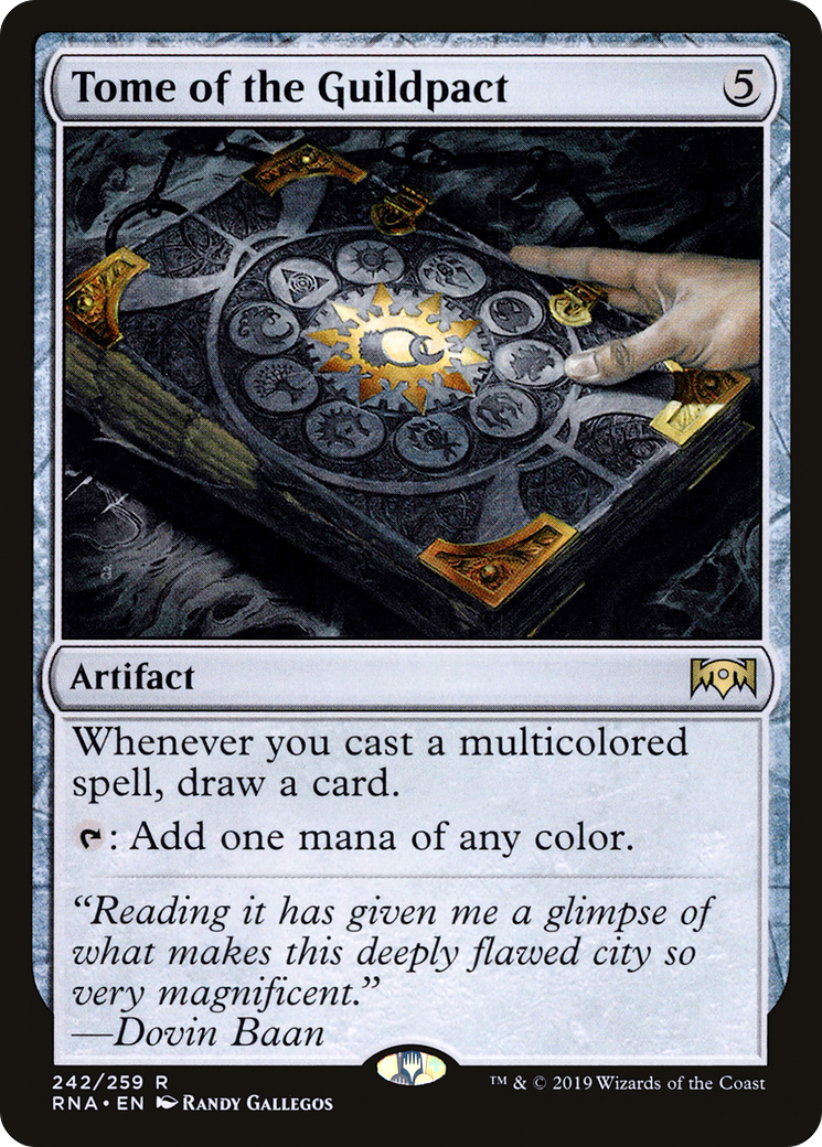 Tome of the Guildpact (RNA-242) [Ravnica Allegiance] MTG Single Wizards of the Coast