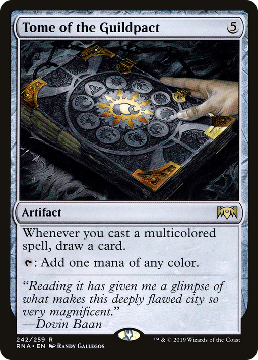 Tome of the Guildpact (RNA-242) [Ravnica Allegiance] MTG Single Wizards of the Coast