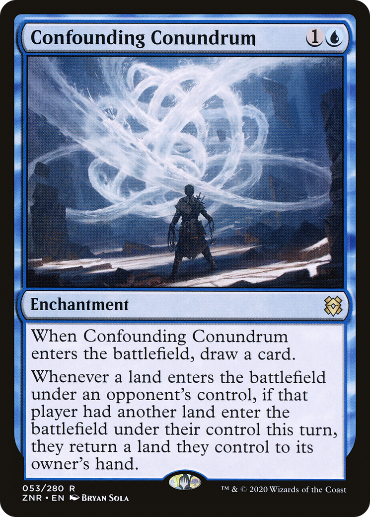 Confounding Conundrum (ZNR-053) [Zendikar Rising] Foil MTG Single Wizards of the Coast