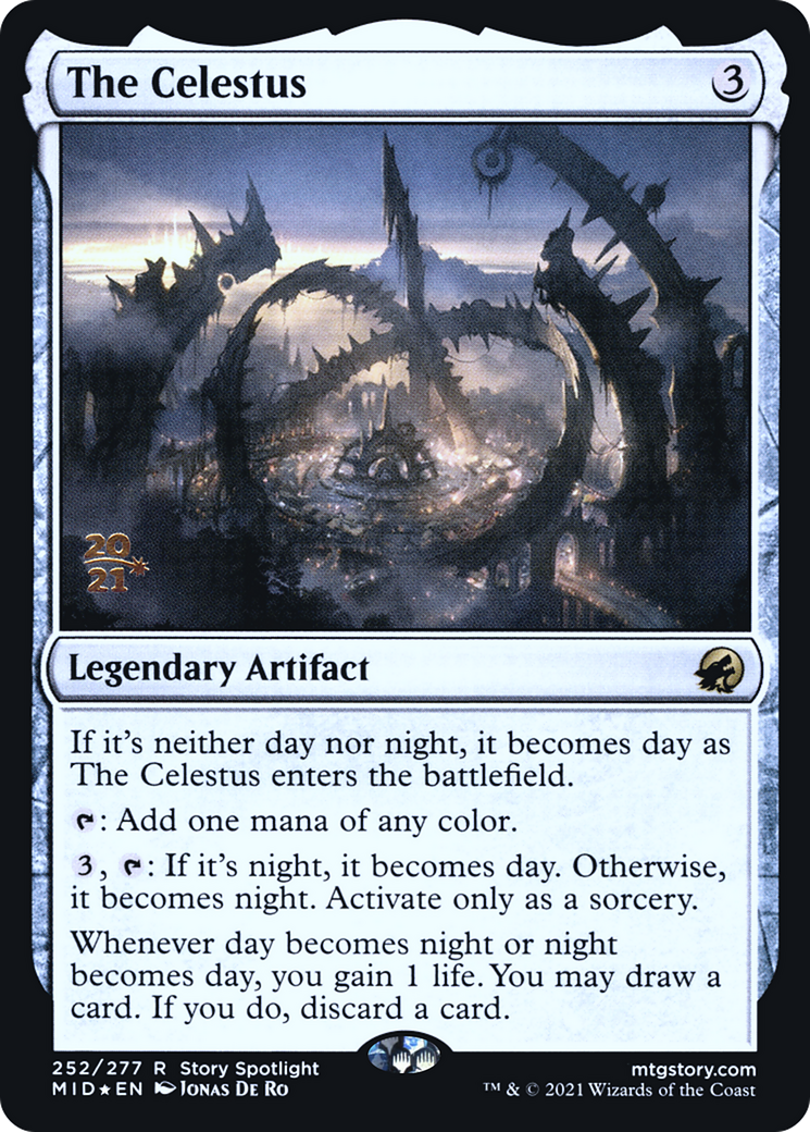 The Celestus (PRE-252) [Innistrad: Midnight Hunt Promos] Foil MTG Single Wizards of the Coast