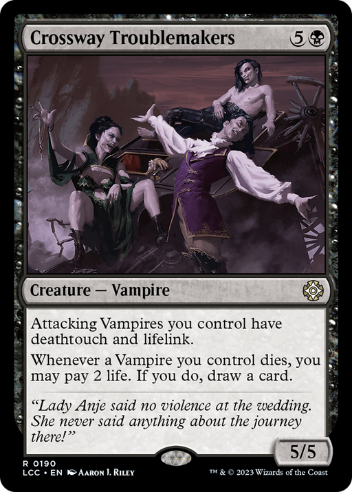 Crossway Troublemakers (LCC-190) [The Lost Caverns of Ixalan Commander] MTG Single Wizards of the Coast