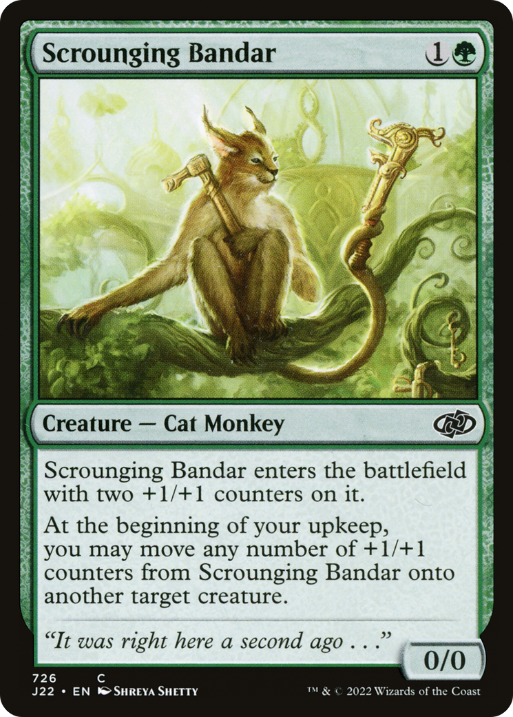 Scrounging Bandar (J22-726) [Jumpstart 2022] MTG Single Wizards of the Coast