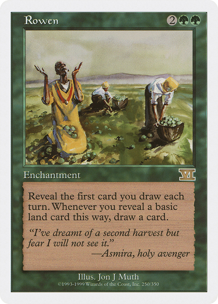 Rowen (6ED-250) [Classic Sixth Edition] MTG Single Wizards of the Coast