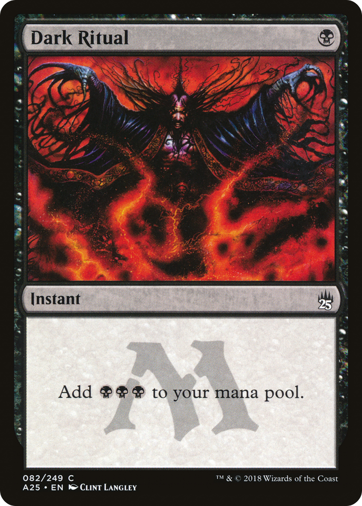 Dark Ritual (A25-082) [Masters 25] MTG Single Wizards of the Coast