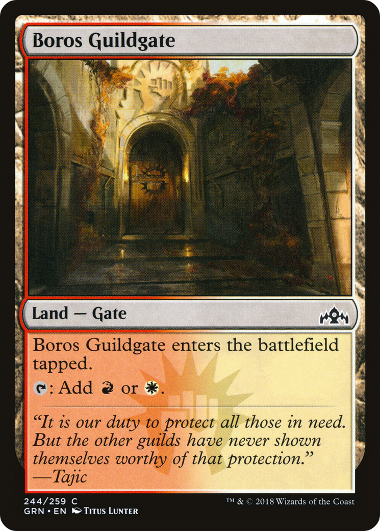Boros Guildgate (244) (GRN-244) [Guilds of Ravnica] MTG Single Wizards of the Coast