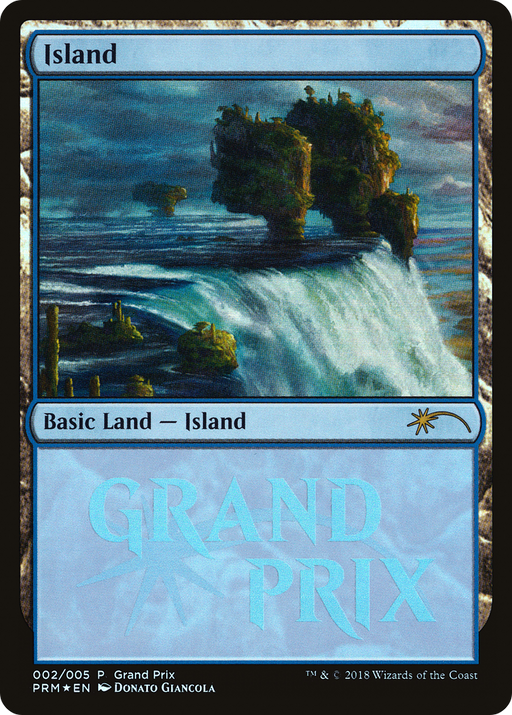 Island (GPP-002) [Misc] Grand Prix Promos Foil MTG Single Wizards of the Coast