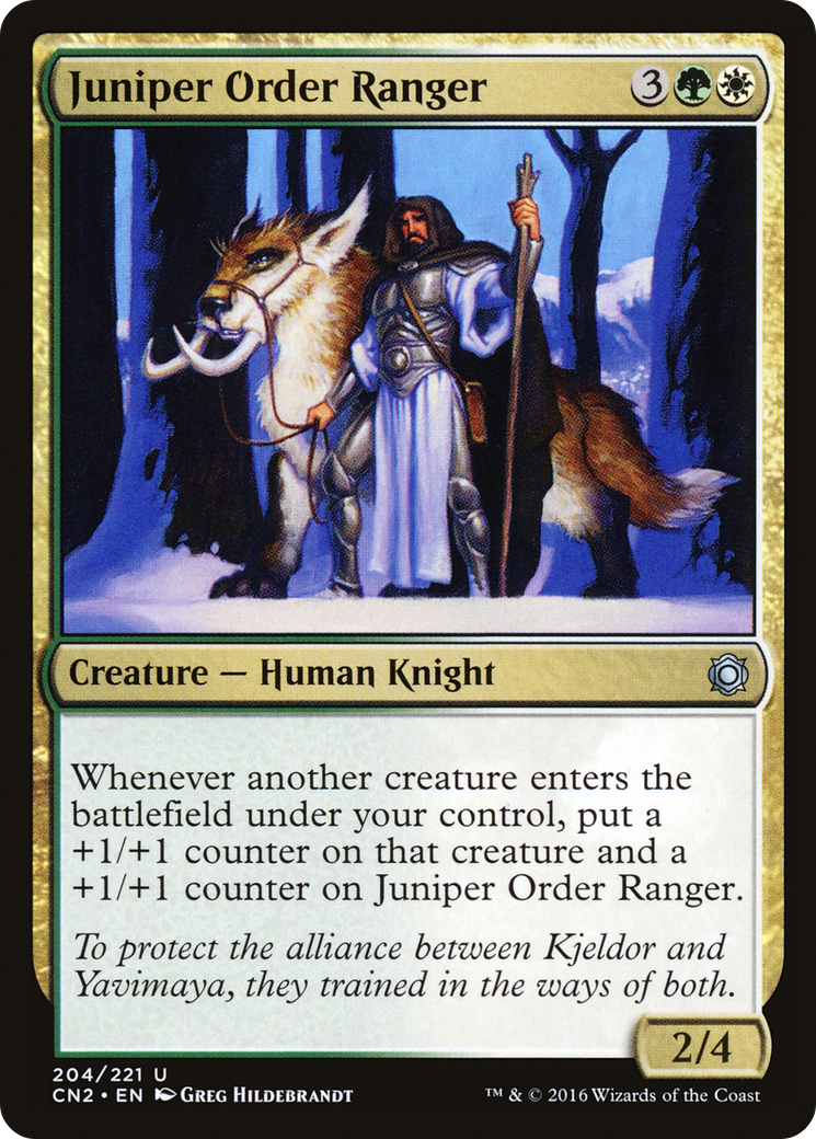 Juniper Order Ranger (CN2-204) [Conspiracy: Take the Crown] Foil MTG Single Wizards of the Coast