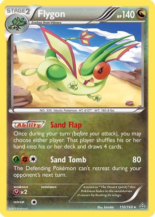 Flygon (110/160) Reverse Holofoil [XY: Primal Clash] Pokemon Single Pokémon
