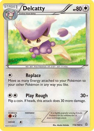 Delcatty (/160) Reverse Holofoil [XY: Primal Clash] Pokemon Single Pokémon