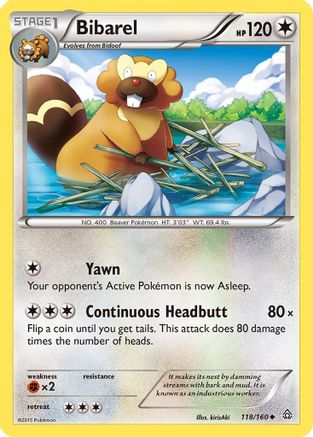 Bibarel (118/160) [XY: Primal Clash] Pokemon Single Pokémon