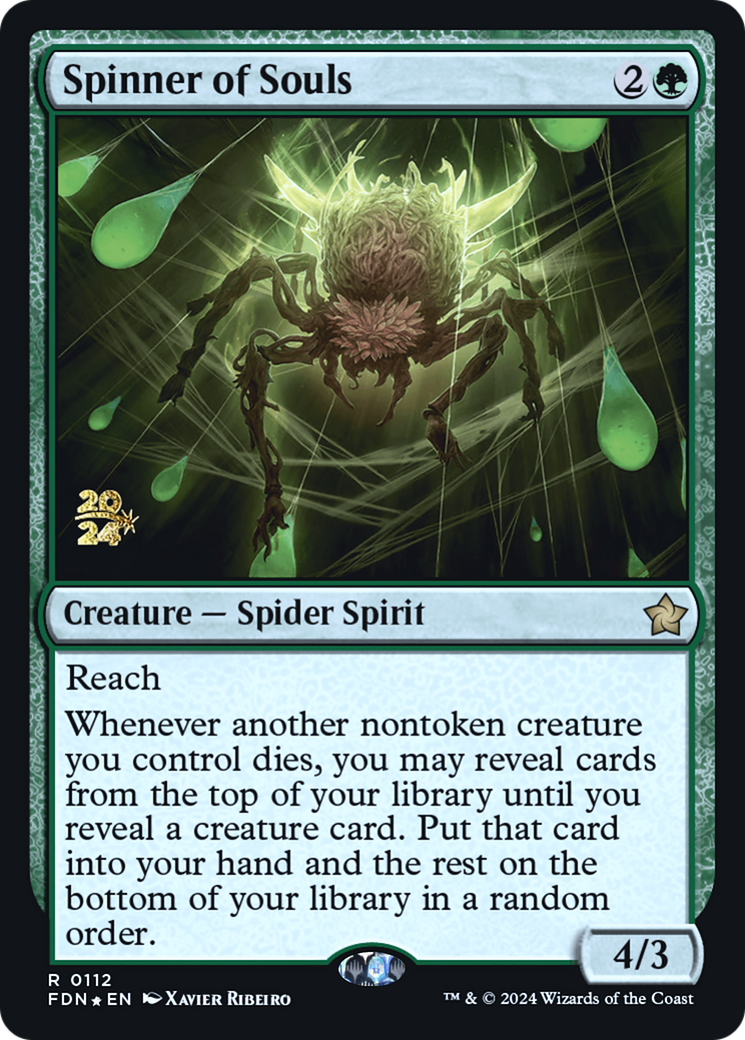 Spinner of Souls (PRE-112) [Foundations Promos] Foil MTG Single Wizards of the Coast