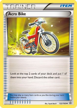 Acro Bike (122/160) Reverse Holofoil [XY: Primal Clash] Pokemon Single Pokémon