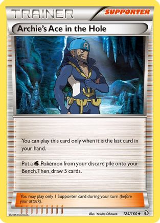 Archie's Ace in the Hole (124/160) [XY: Primal Clash] Pokemon Single Pokémon
