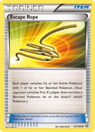 Escape Rope (127/160) Reverse Holofoil [XY: Primal Clash] Pokemon Single Pokémon