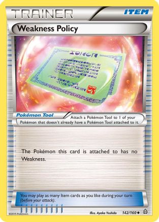 Weakness Policy (/160) Reverse Holofoil [XY: Primal Clash] Pokemon Single Pokémon
