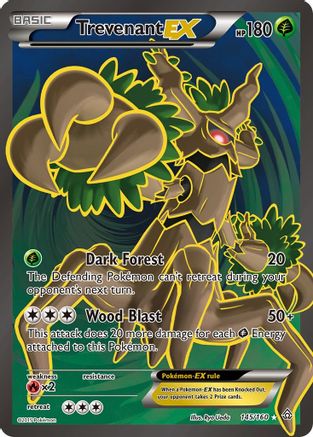 Trevenant EX (145 Full Art) 145/160 Holofoil [XY: Primal Clash] Pokemon Single Pokémon