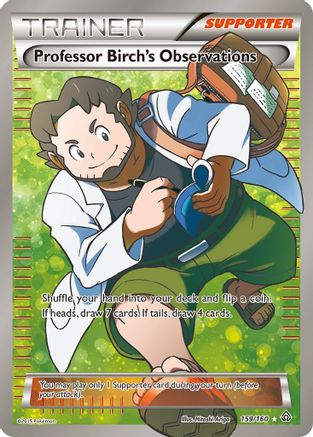 Professor Birch's Observations (159 Full Art) 159/160 Holofoil [XY: Primal Clash] Pokemon Single Pokémon