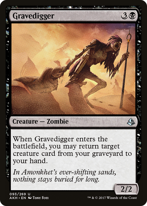 Gravedigger (AKH-093) [Amonkhet] Foil MTG Single Wizards of the Coast