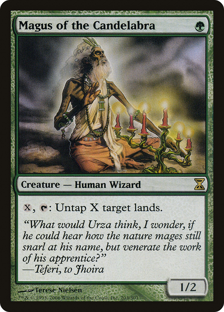 Magus of the Candelabra (TSP-203) [Time Spiral] Foil MTG Single Wizards of the Coast