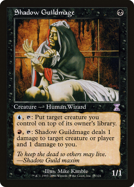 Shadow Guildmage (TSB-046) [Time Spiral Timeshifted] Foil MTG Single Wizards of the Coast