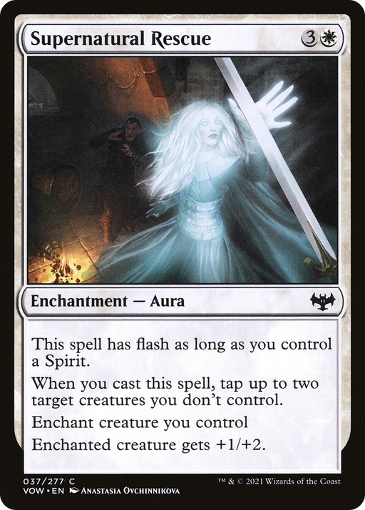 Supernatural Rescue (VOW-037) [Innistrad: Crimson Vow] MTG Single Wizards of the Coast