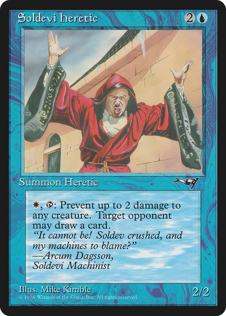 Soldevi Heretic (ALL-33B) [Alliances] MTG Single Wizards of the Coast