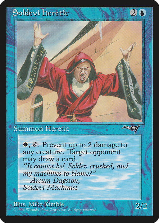 Soldevi Heretic (ALL-33B) [Alliances] MTG Single Wizards of the Coast