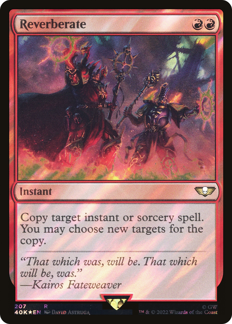 Reverberate (40K-207★) [Warhammer 40,000 Commander] Foil MTG Single Wizards of the Coast