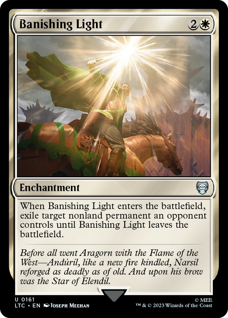 Banishing Light (LTC-161) [Tales of Middle-earth Commander] MTG Single Wizards of the Coast