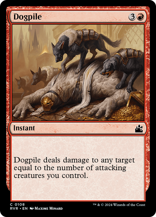 Dogpile (RVR-108) [Ravnica Remastered] Foil MTG Single Wizards of the Coast