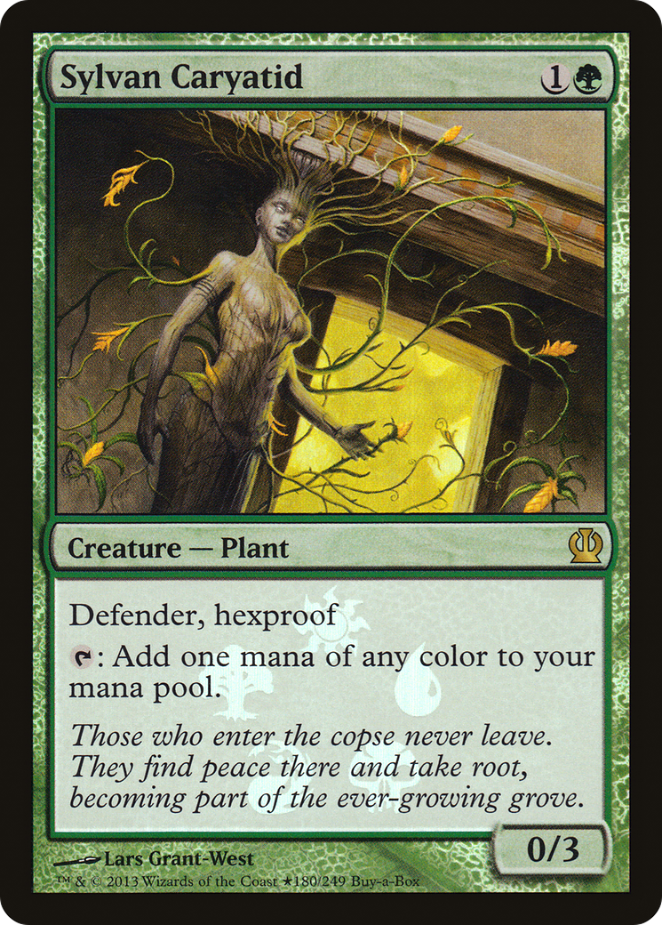 Sylvan Caryatid (BABP-180) [Theros Promos] Foil MTG Single Wizards of the Coast