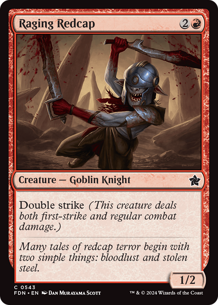 Raging Redcap (FDN-543) [Foundations] MTG Single Wizards of the Coast