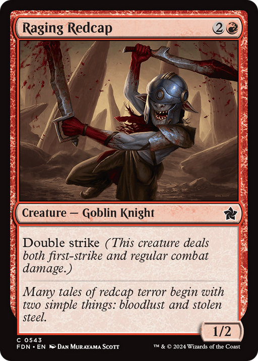 Raging Redcap (FDN-543) [Foundations] MTG Single Wizards of the Coast