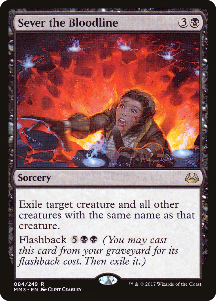Sever the Bloodline (MM3-084) [Modern Masters 2017] MTG Single Modern Masters 2017