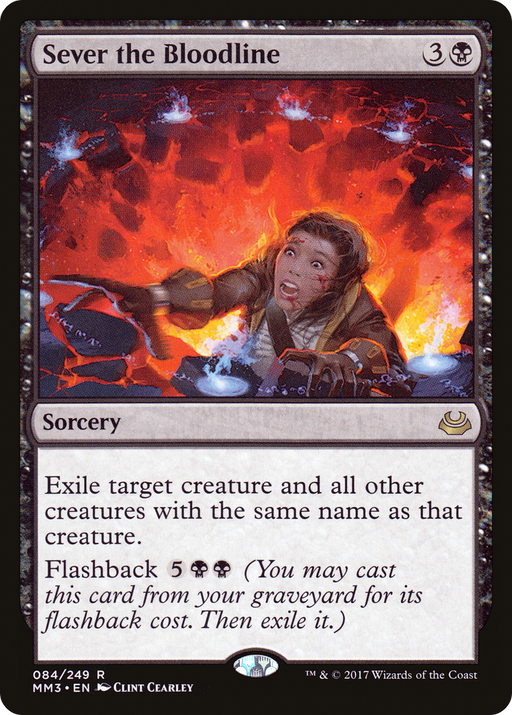 Sever the Bloodline (MM3-084) [Modern Masters 2017] Foil MTG Single Modern Masters 2017