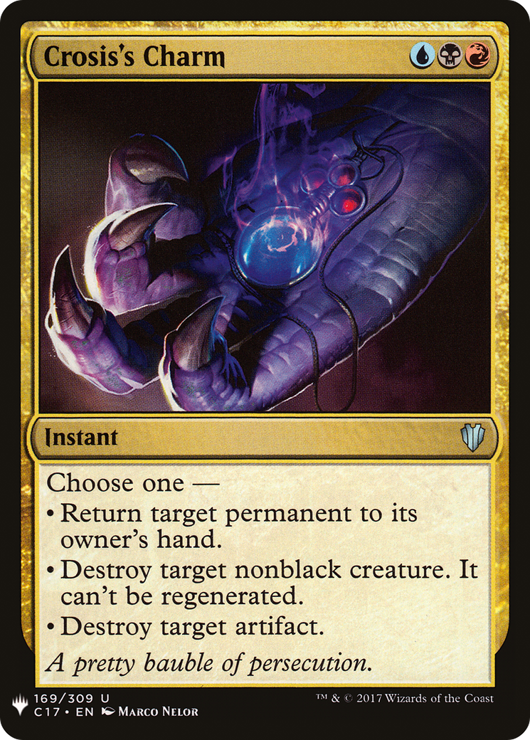 Crosis's Charm (LIST-C17-169) [Mystery Booster] The List MTG Single Wizards of the Coast