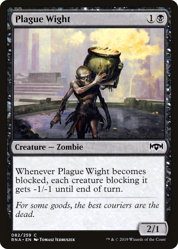 Plague Wight (RNA-082) [Ravnica Allegiance] MTG Single Wizards of the Coast