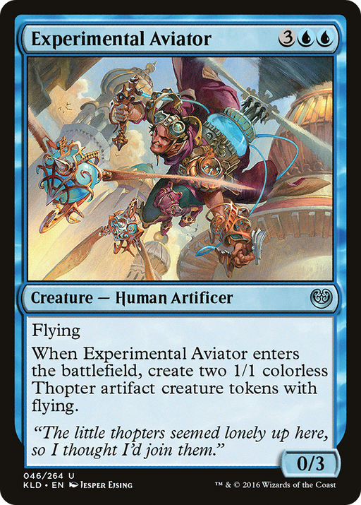 Experimental Aviator (KLD-046) [Kaladesh] Foil MTG Single Wizards of the Coast