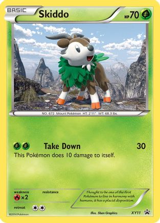 Skiddo - XY11 (/211) Holofoil [Promos: XY Promos] Pokemon Single Pokémon