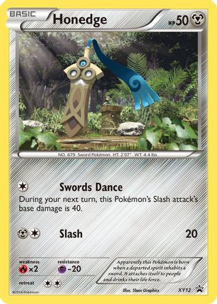 Honedge - XY12 (/211) Holofoil [Promos: XY Promos] Pokemon Single Pokémon