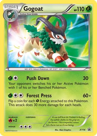 Gogoat - XY16 (/211) Holofoil [Promos: XY Promos] Pokemon Single Pokémon
