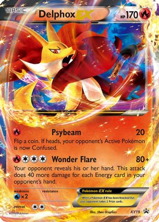 Delphox EX - XY19 (/211) Holofoil [Promos: XY Promos] Pokemon Single Pokémon