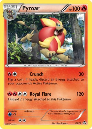 Pyroar - XY26 (XY26/211) Holofoil [Promos: XY Promos] Pokemon Single Pokémon