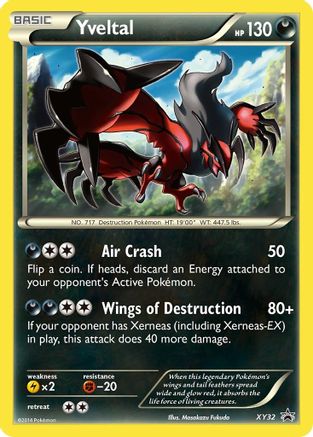 Yveltal - XY32 (/211) Holofoil [Promos: XY Promos] Pokemon Single Pokémon