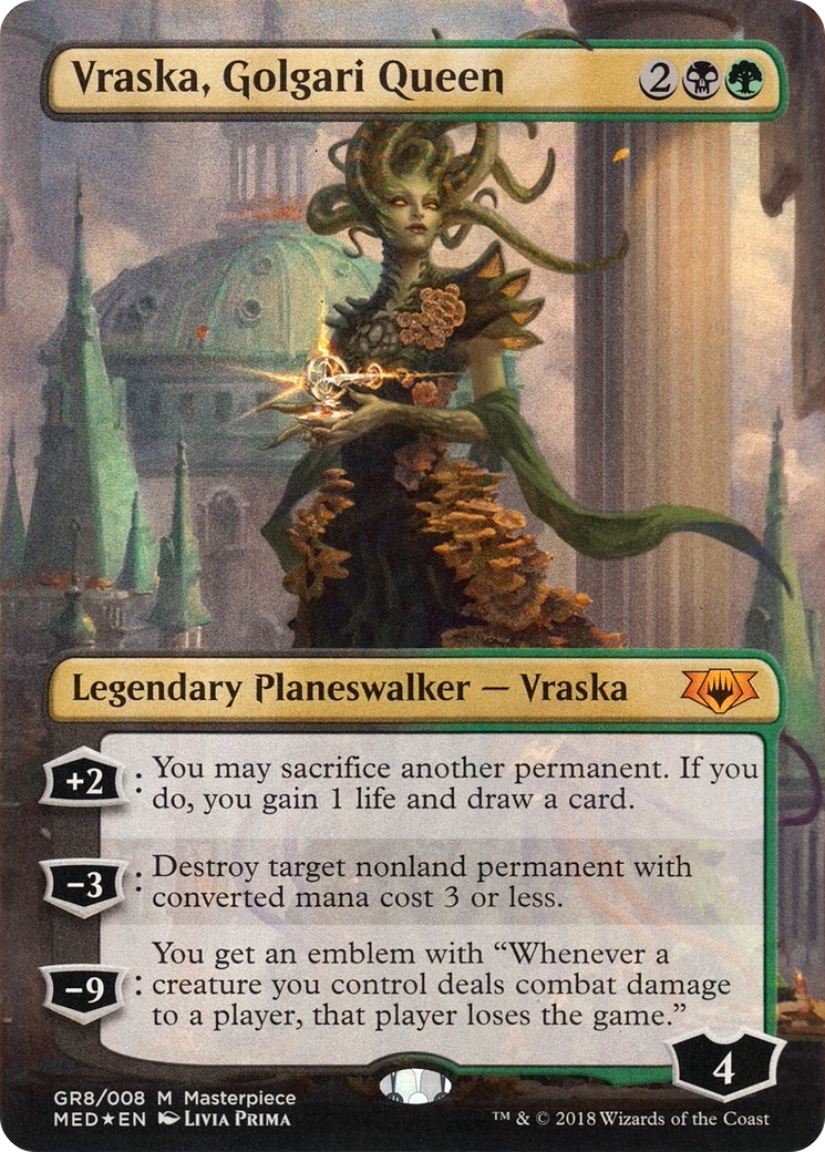 Vraska, Golgari Queen (MED-GR8) [Misc] Mythic Edition (Borderless) Foil MTG Single Wizards of the Coast
