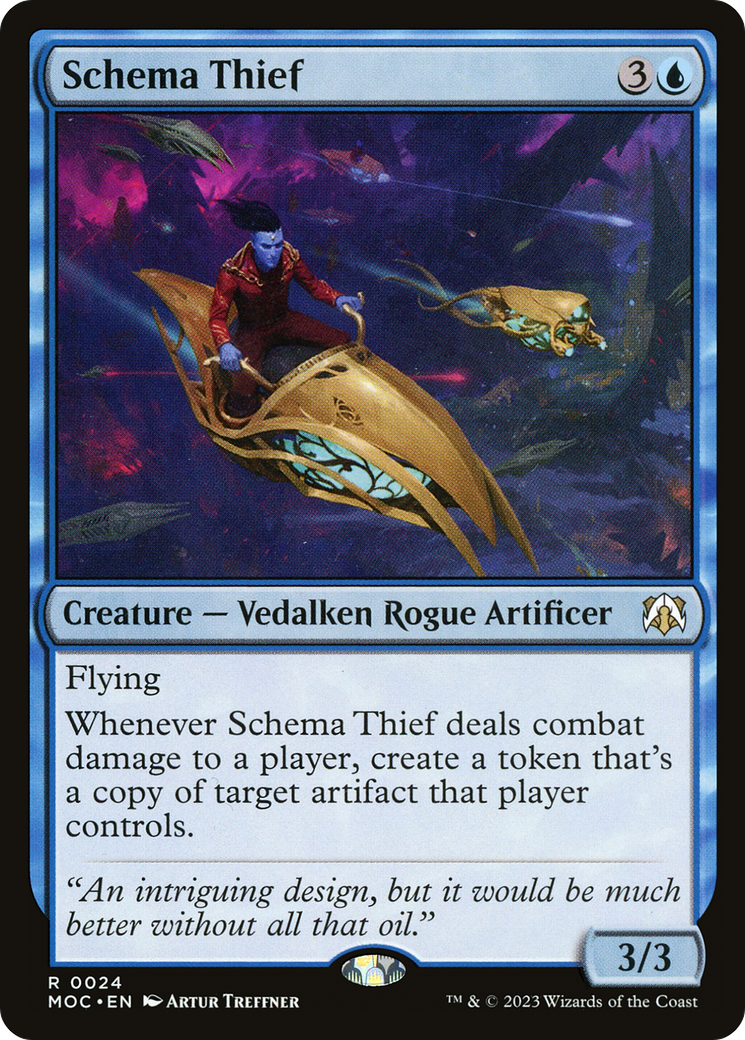 Schema Thief (MOC-024) [March of the Machine Commander] MTG Single Wizards of the Coast