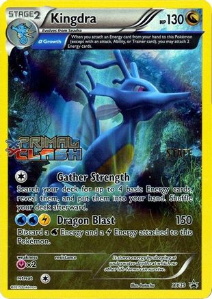 Kingdra - XY39 (Prerelease) [Staff] () Holofoil [Promos: XY Promos] Pokemon Single Pokémon