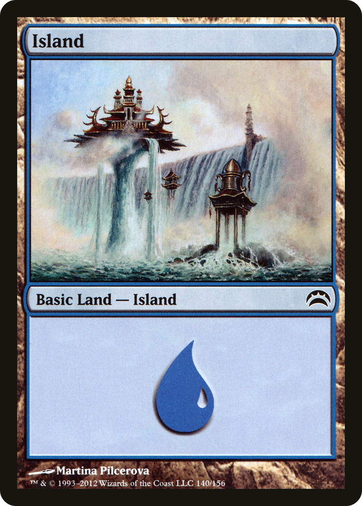 Island (140) (PC2-140) [Misc] Planechase 2012 Foil MTG Single Wizards of the Coast